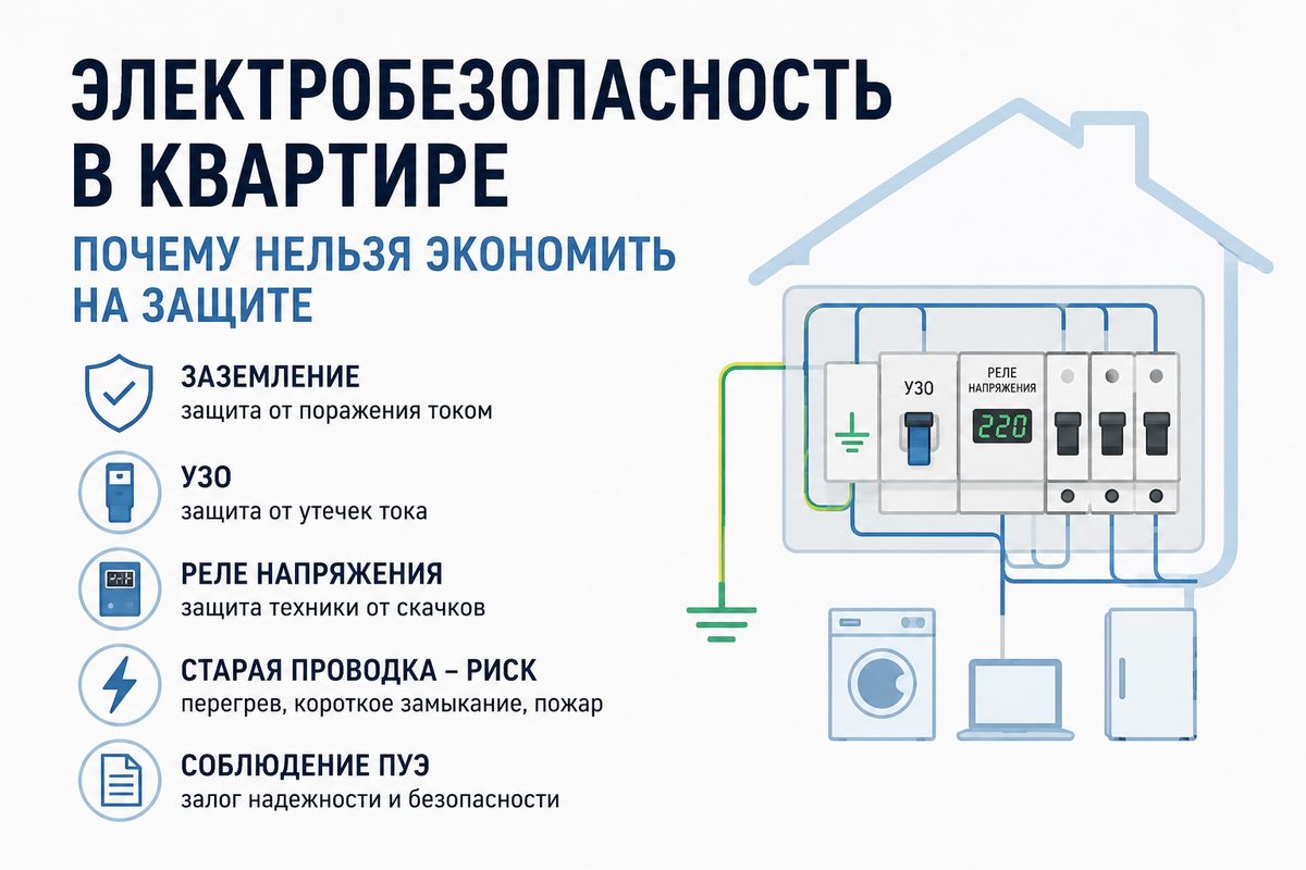 Электробезопасность в квартире